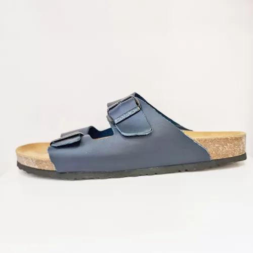 SANDALE HOMME SH022 BLEU CUIR ..........