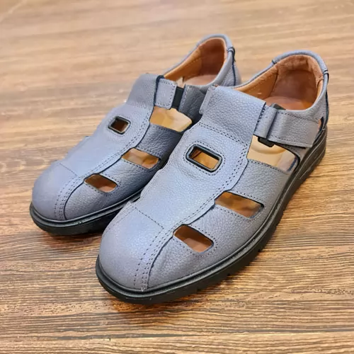 CHAUSSURE Confort SM120 Gris Cuir .......... miniature