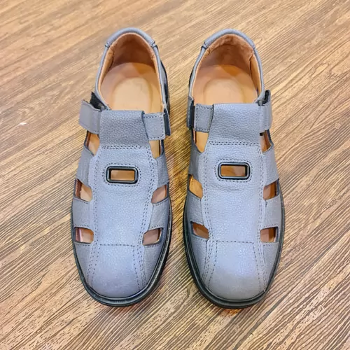 CHAUSSURE Confort SM120 Gris Cuir .......... miniature