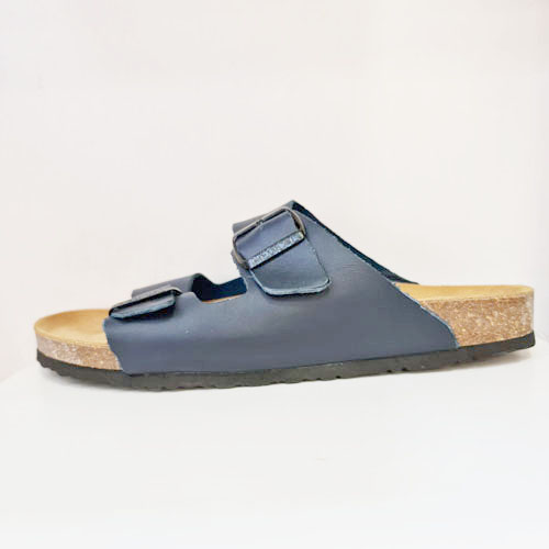 SANDALE HOMME SH022 BLEU CUIR .......... Sandales homme Maroc