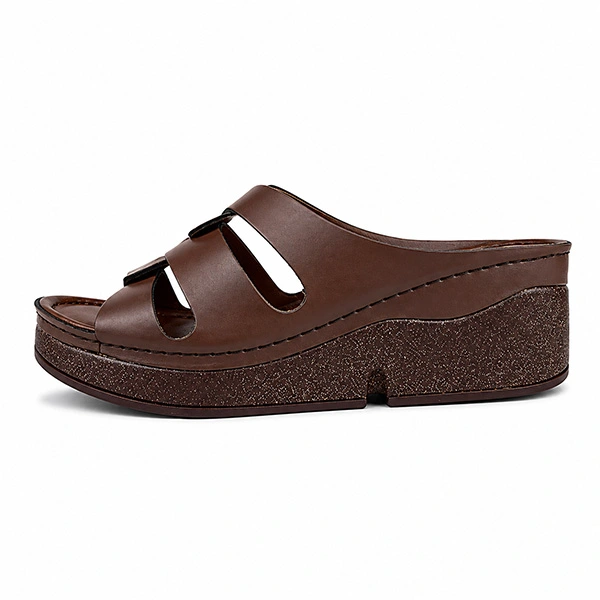 Sandale componse Confort pour femme 1006 marron sandale médicale femme confortable Maroc