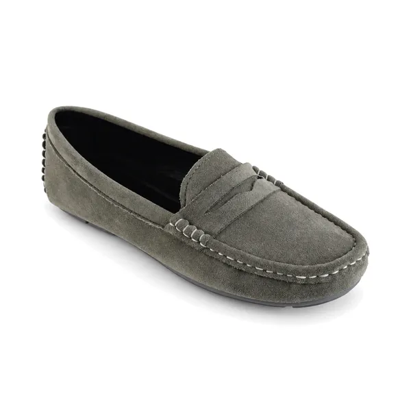 Mocassin pour femme M2023 GRIS daim