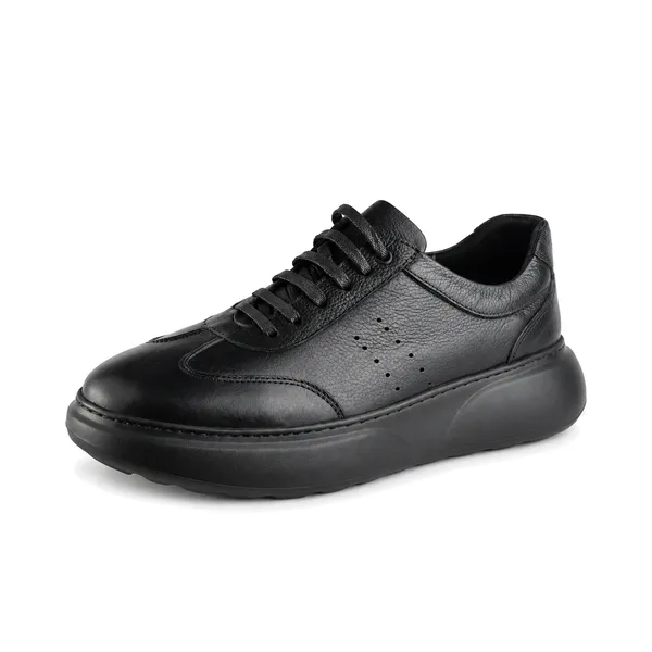 Basket pour homme 171 noir cuir