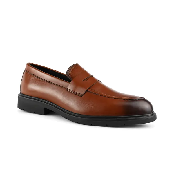 CHAUSSURE HOMME confort 033 MARRON CUIR