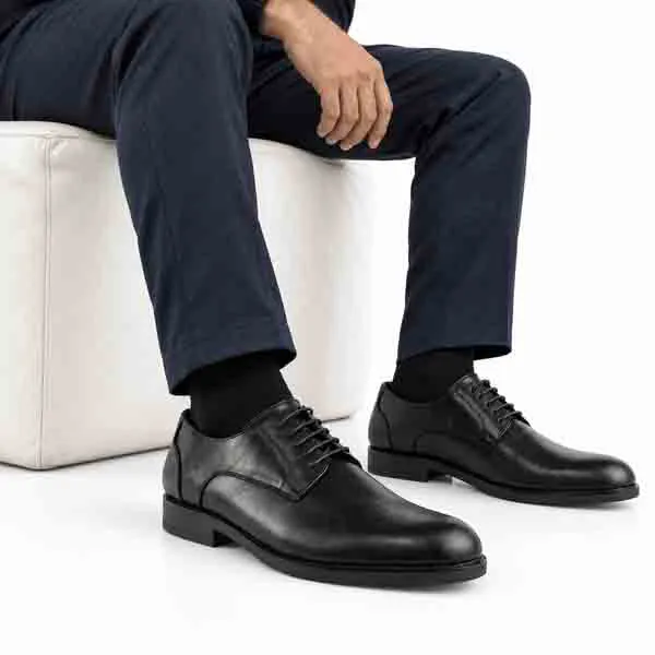 CHAUSSURE HOMME 101-2 NOIR CUIR